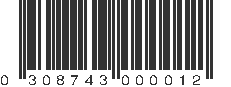 UPC 308743000012