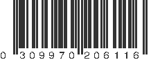 UPC 309970206116