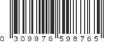 UPC 309976598765