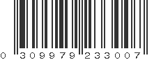 UPC 309979233007
