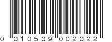 UPC 310539002322