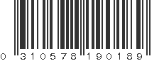 UPC 310578190189