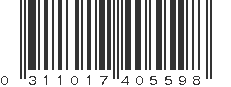 UPC 311017405598