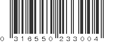 UPC 316550233004