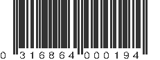 UPC 316864000194