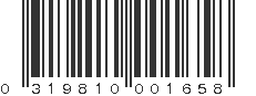 UPC 319810001658