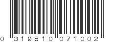 UPC 319810071002