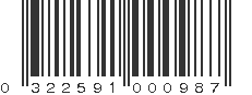 UPC 322591000987