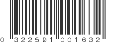 UPC 322591001632