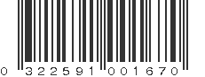 UPC 322591001670