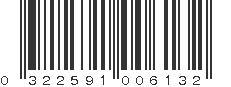 UPC 322591006132