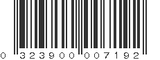 UPC 323900007192