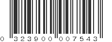 UPC 323900007543