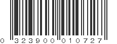 UPC 323900010727