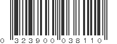 UPC 323900038110