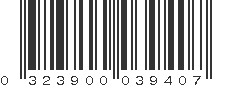 UPC 323900039407