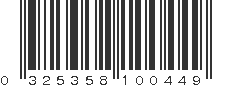 UPC 325358100449