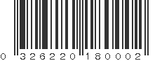 UPC 326220180002