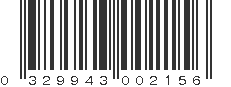 UPC 329943002156