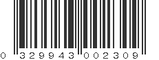 UPC 329943002309