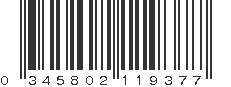 UPC 345802119377