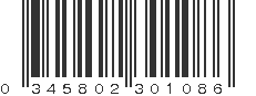 UPC 345802301086