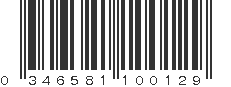 UPC 346581100129