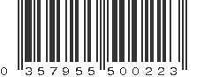 UPC 357955500223