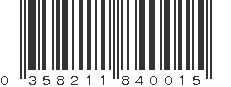 UPC 358211840015