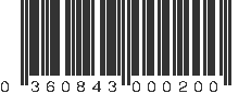 UPC 360843000200