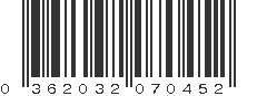 UPC 362032070452