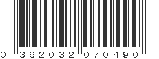 UPC 362032070490