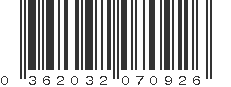 UPC 362032070926