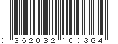 UPC 362032100364