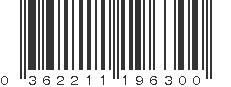 UPC 362211196300