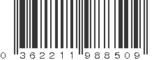 UPC 362211988509