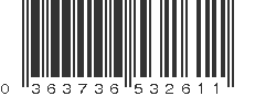 UPC 363736532611