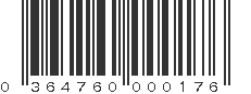 UPC 364760000176