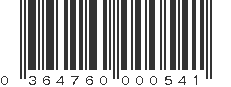 UPC 364760000541