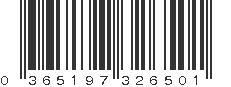 UPC 365197326501