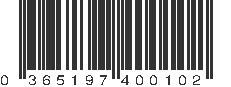 UPC 365197400102