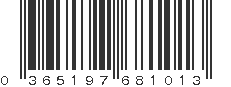 UPC 365197681013