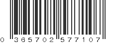 UPC 365702577107