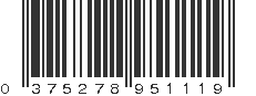 UPC 375278951119