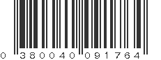 UPC 380040091764