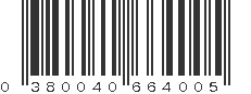 UPC 380040664005