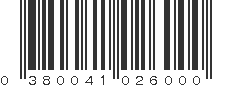 UPC 380041026000