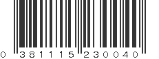 UPC 381115230040