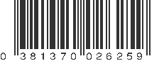 UPC 381370026259