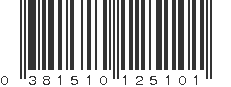 UPC 381510125101